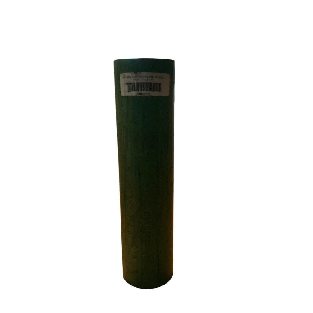Nylon 6 oil filled Cast Round Rod Green 3